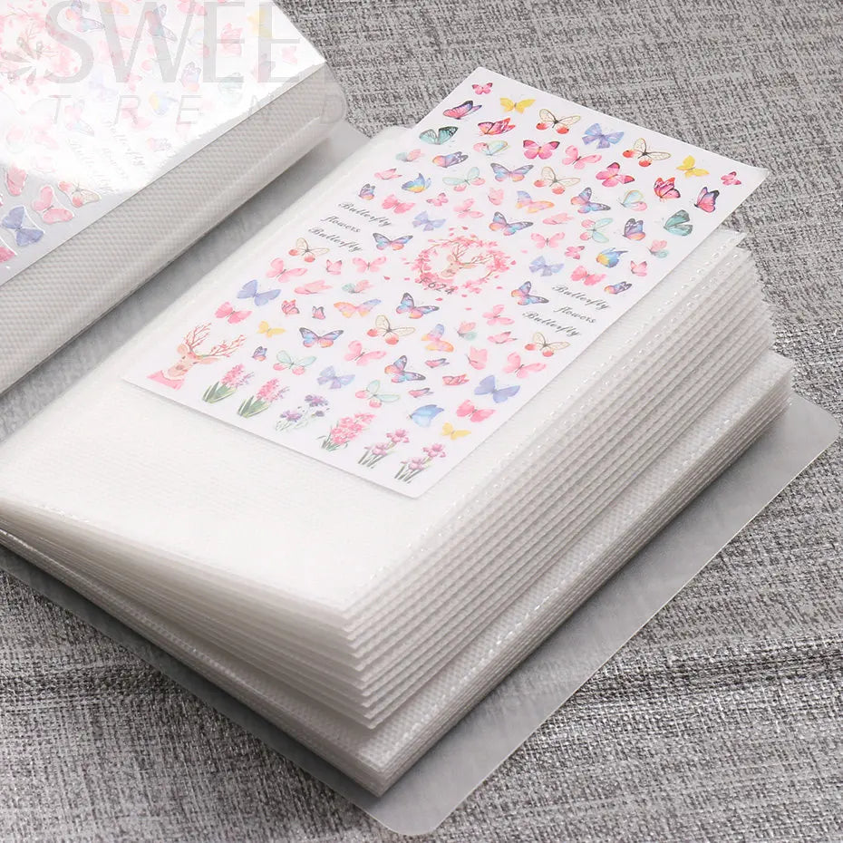 Nail Art Stickers Storage Book for Easy Organization - Smarsty