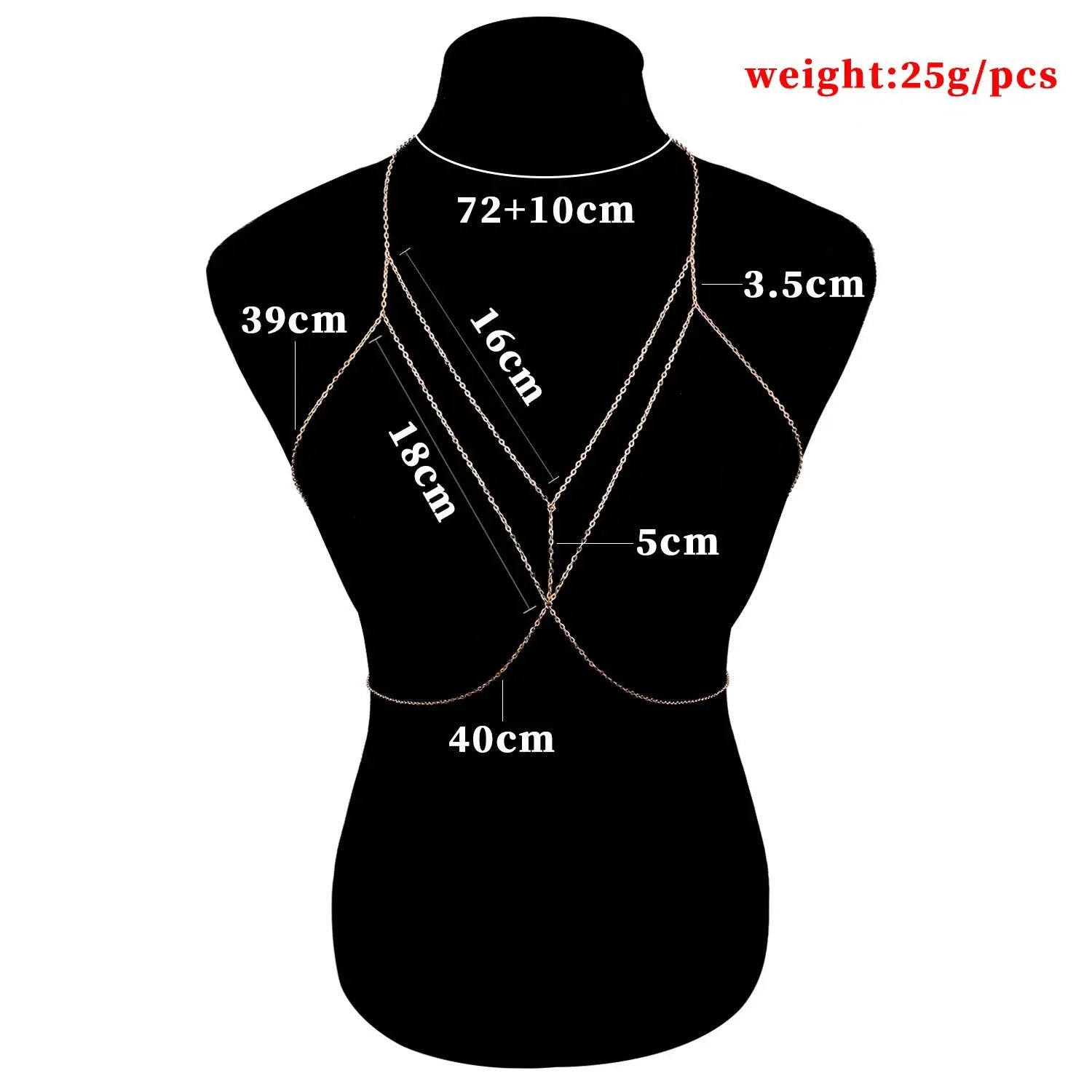 Gold Layered Body Chain Jewelry for Women - Smarsty