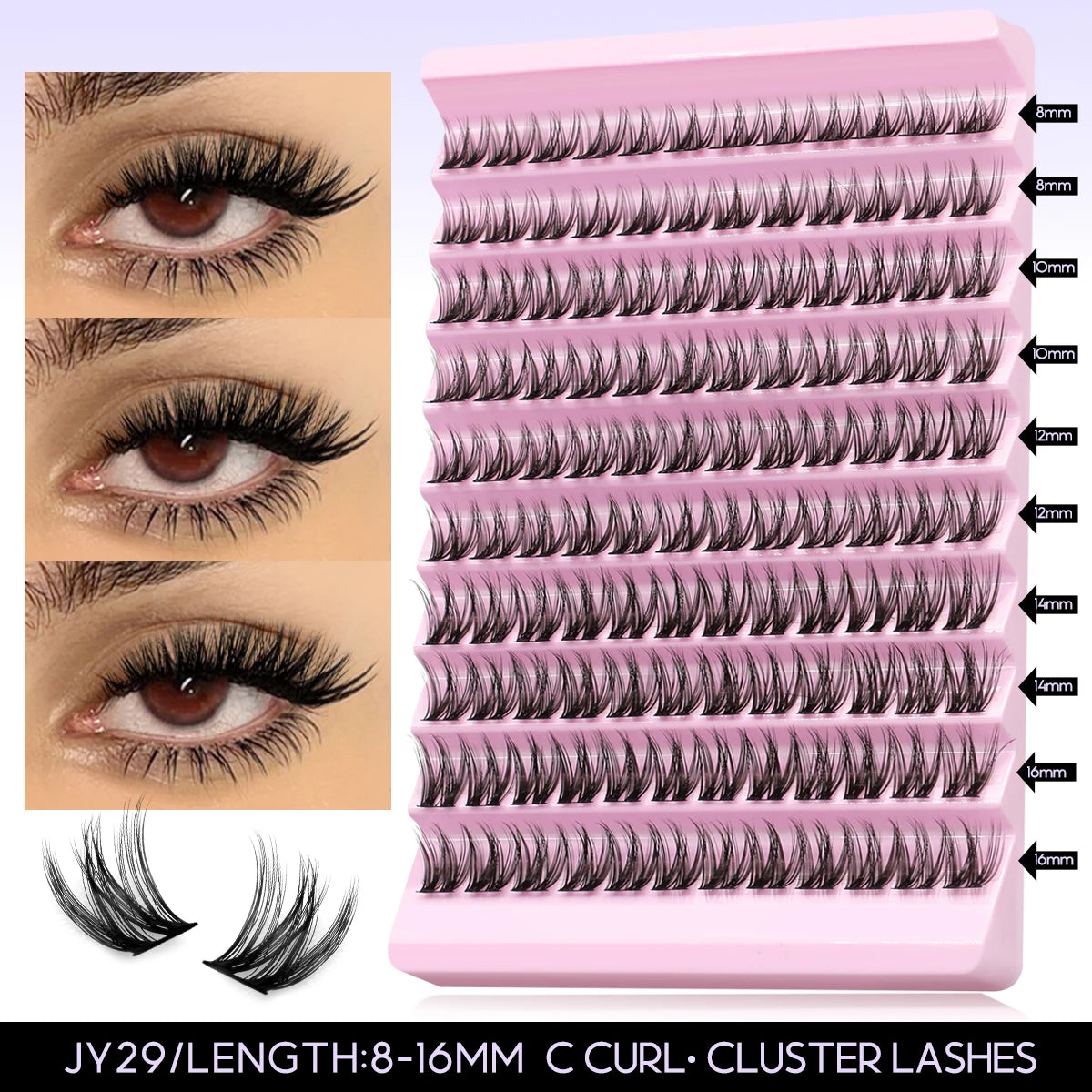 DIY Eyelash Extension Kit for Natural Long Lashes - Smarsty