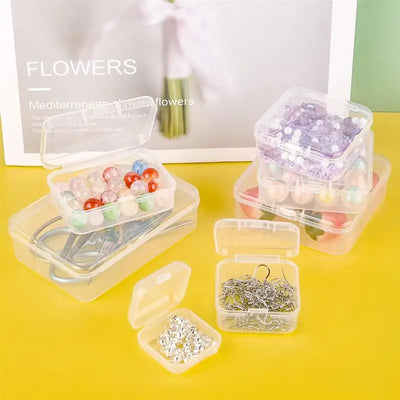 Translucent Plastic Jewelry Storage Box Set - Smarsty