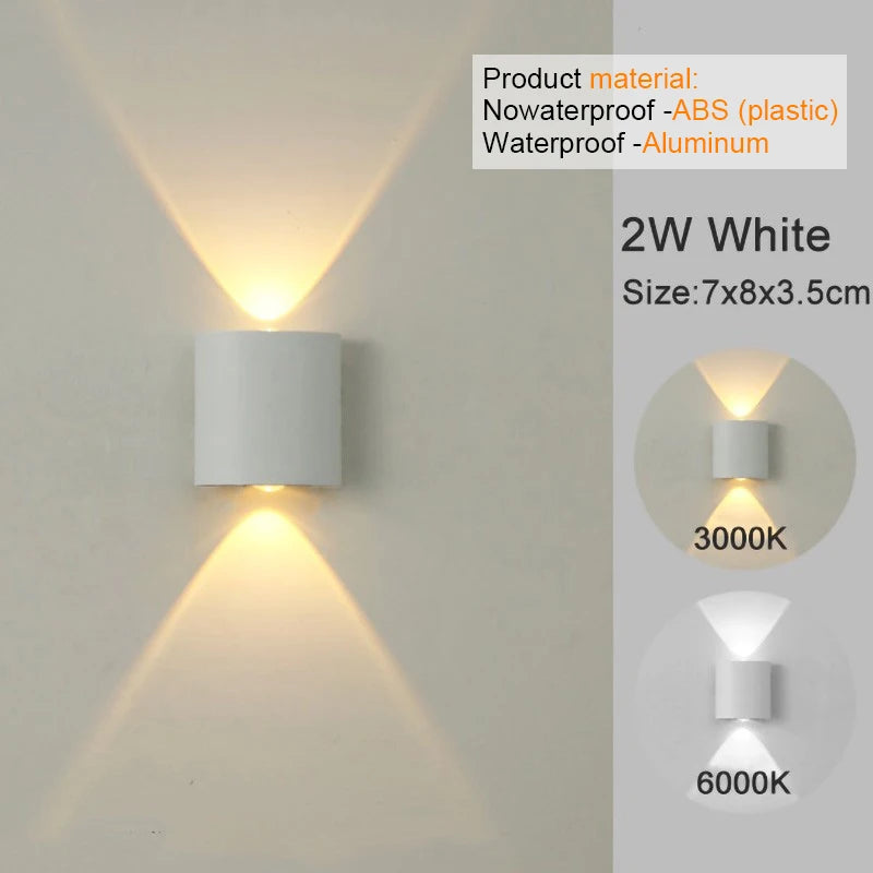 Modern LED Wall Sconces for Indoor Outdoor Lighting - Smarsty