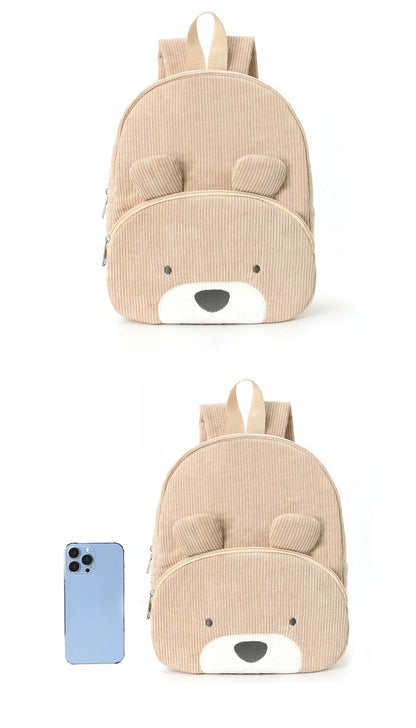 Custom Name Toddler Backpack Cartoon Bear Large Capacity - Smarsty