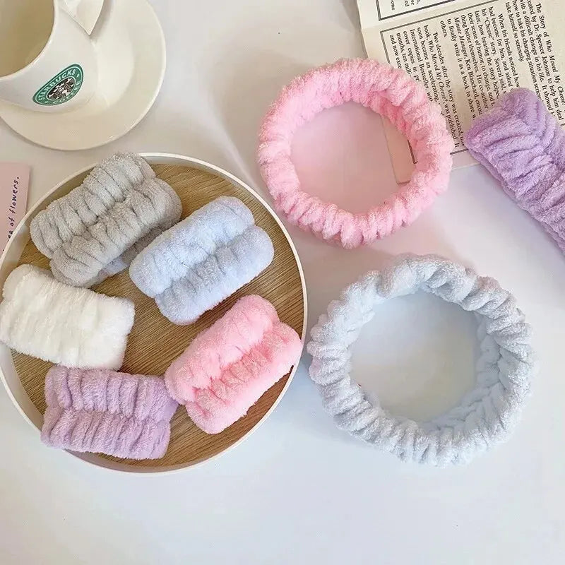 Absorbent Waterproof Face Wash Wristbands And Headband Set - Smarsty