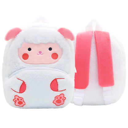 Soft Plush Kids Backpack With Cartoon Animal Design - Smarsty