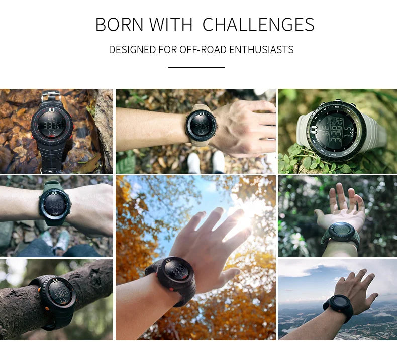 SMAEL Waterproof Digital Sports Watch with Big Dial - Smarsty