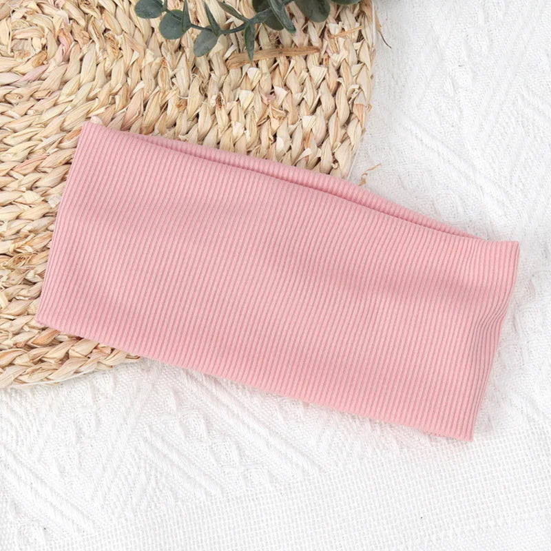 Elastic Solid Color Headbands For Running Non Slip Comfort - Smarsty