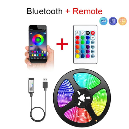 Smart LED Strip Lights with Bluetooth Control for Home Decor - Smarsty