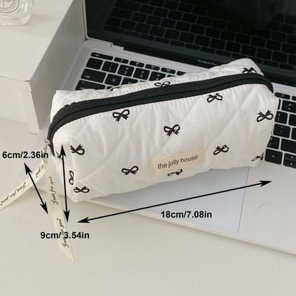 Cherry Print Makeup Bag Cosmetic Tote Organizer For Travel - Smarsty