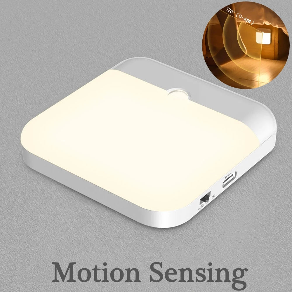 Motion Sensor LED Light with USB Charging for Home - Smarsty