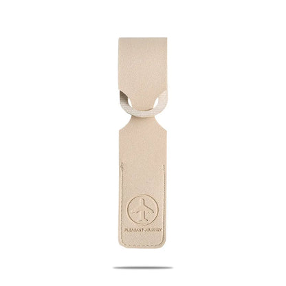 1PC PU Leather Luggage Tag Creative Baggage Suitcase Identifier ID Addres Holder Boarding Tags Portable Label Travel Accessories - Smarsty