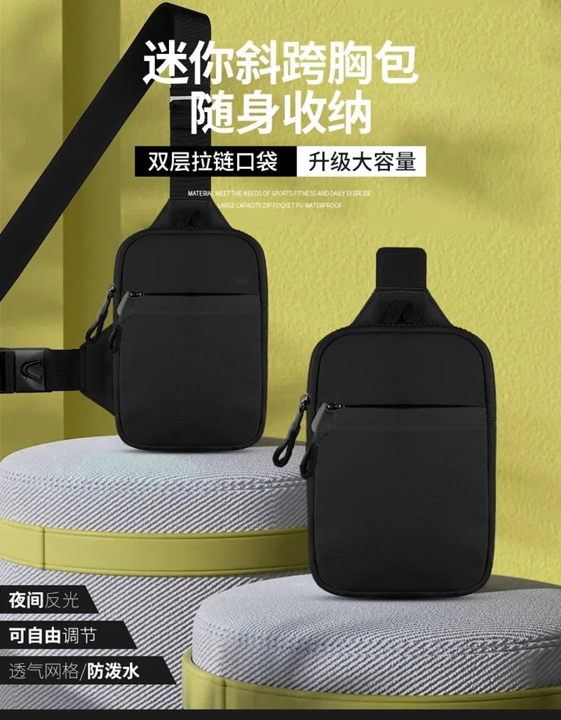 Unisex Chest Bag Crossbody With Large Capacity For Travel - Smarsty
