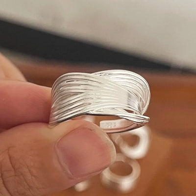 925 Sterling Silver Minimalist Ring Set for Women - Smarsty