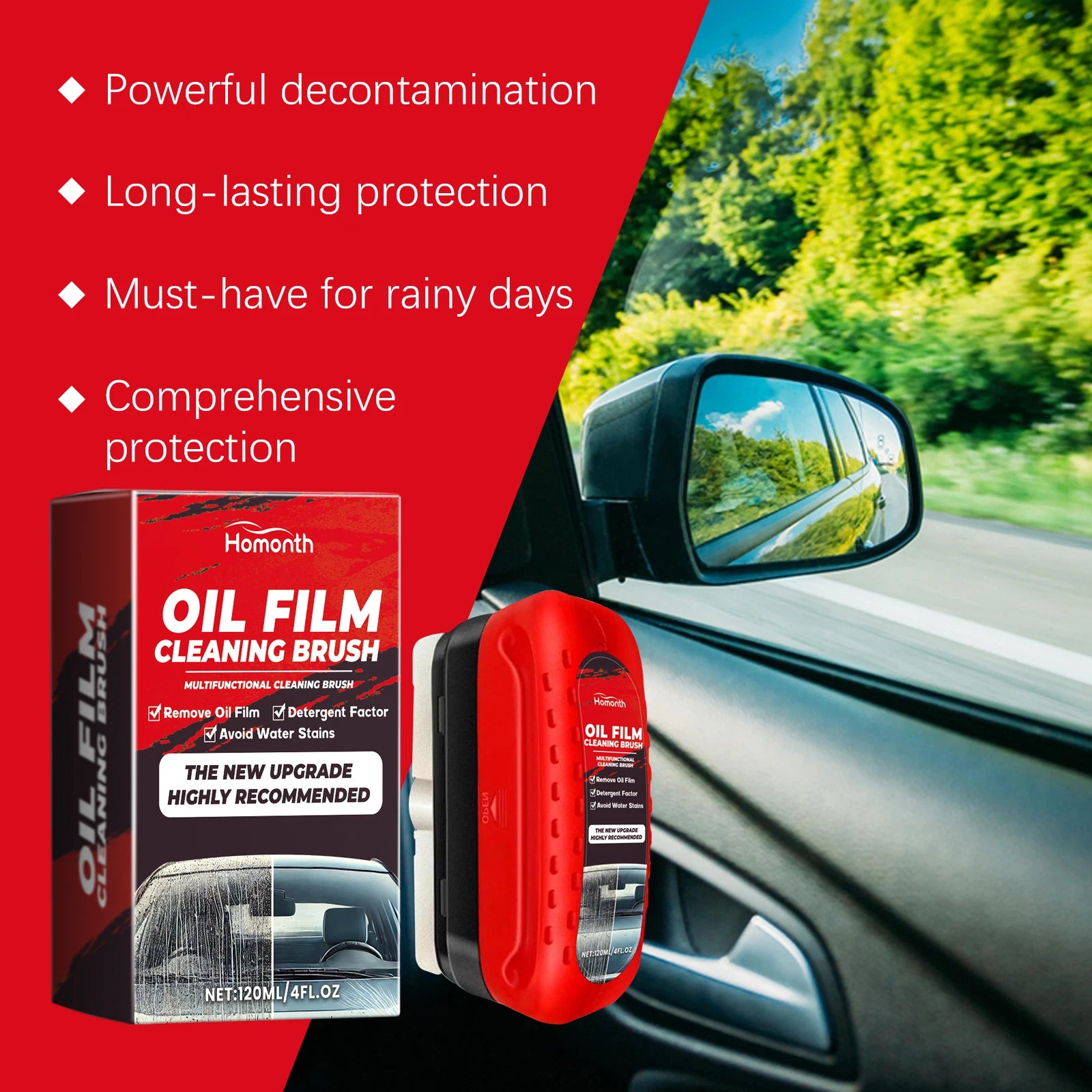Oil Film Remover for Car Glass Windshield Coating Clarity - Smarsty