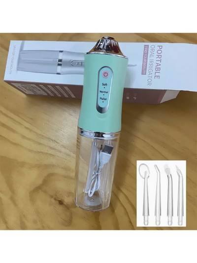 Electric Water Floss, Intelligent Chip, Precise Pressure Control, 360 Degree Rotating Nozzle, Tooth Cleaning Device - Smarsty