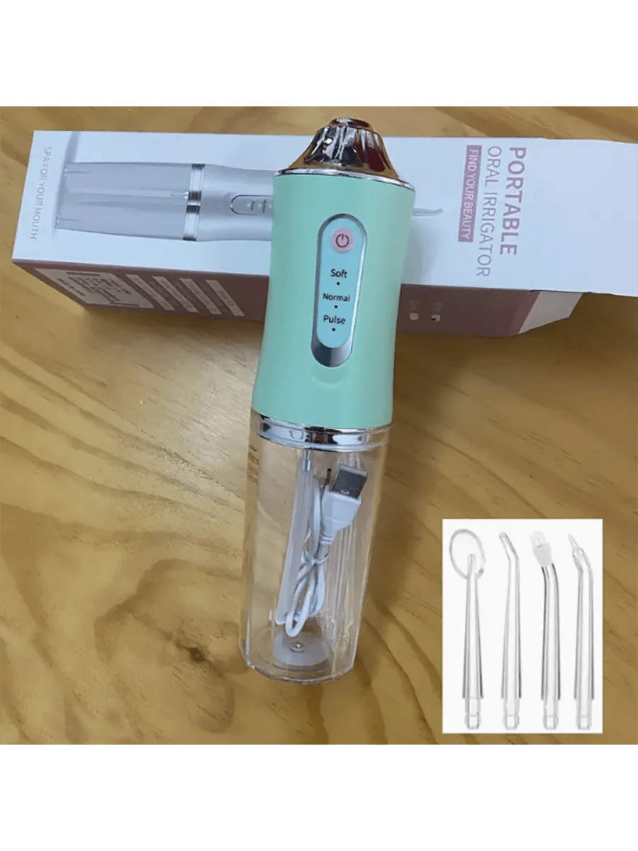 Electric Water Floss, Intelligent Chip, Precise Pressure Control, 360 Degree Rotating Nozzle, Tooth Cleaning Device - Smarsty