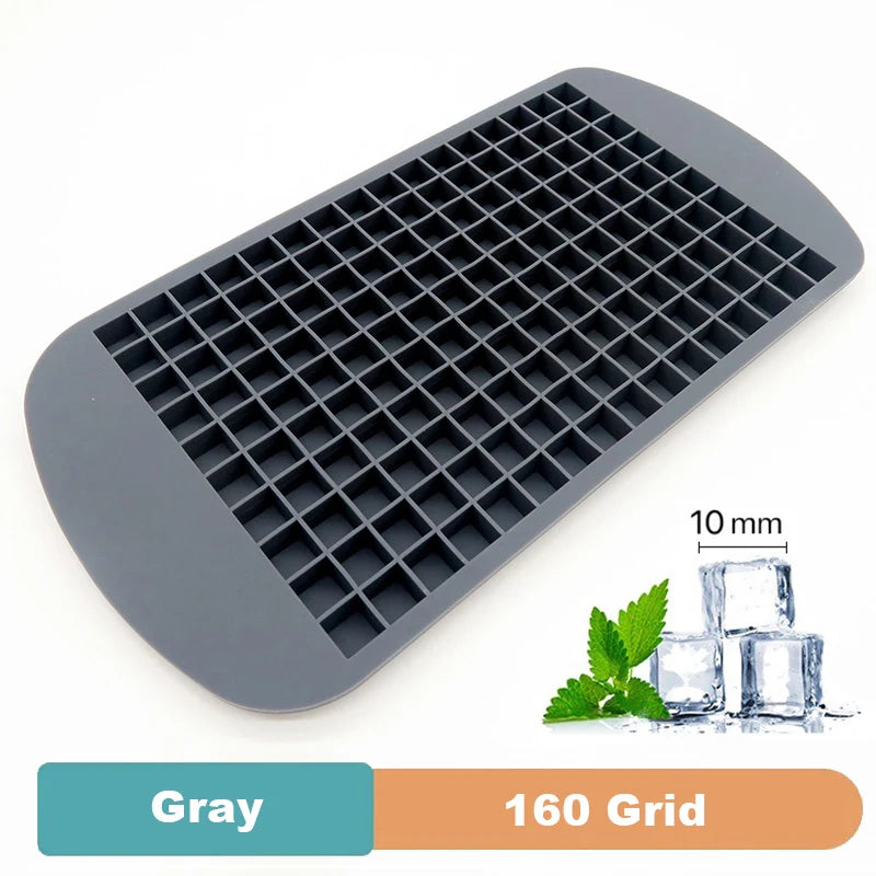 4/6/8/15/160 Grid Big Ice Tray Mold Giant Jumbo Large Food Grade Silicone Ice Cube Square Tray Mold DIY Ice Maker Ice Cube Tray - Smarsty