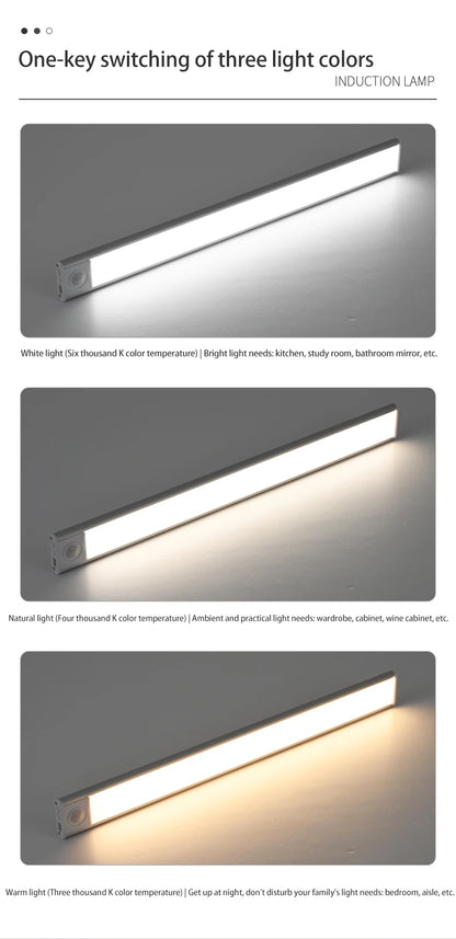 LED Motion Sensor Night Light for Cabinets and Wardrobes - Smarsty