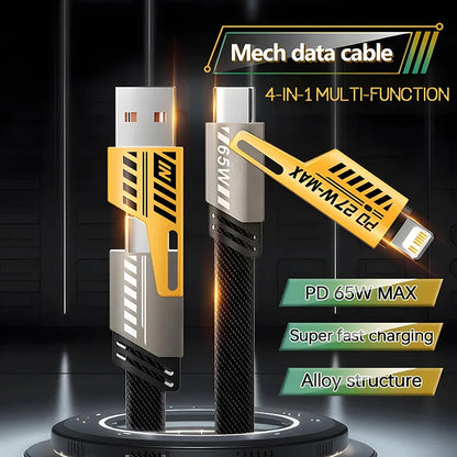 4 in 1 Fast Charging Multi Port Data Cable - Smarsty