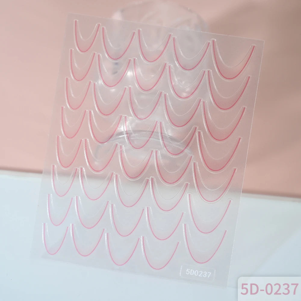 Self-Adhesive French Lines Nail Stickers for Easy Manicure - Smarsty