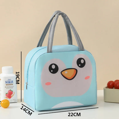 Cartoon Animals Kids Insulated Lunch Bag with Free Shipping - Smarsty