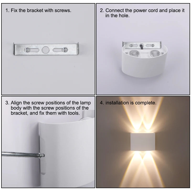 Waterproof LED Wall Light for Outdoor Decor - Smarsty
