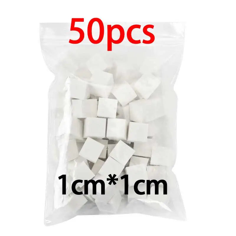 50Pcs Nail Art Sponge Set with Grab Pen - Smarsty