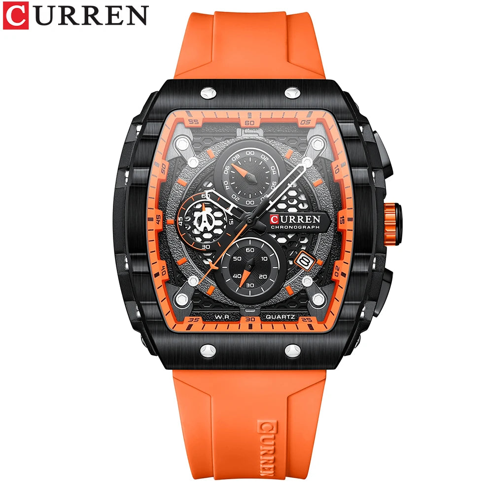 Curren Sports Large Dial Casual Quartz Watch - Smarsty