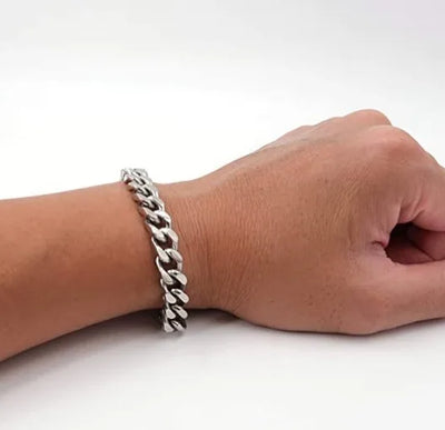 316L Stainless Steel Cuban Chain Bracelet for All - Smarsty