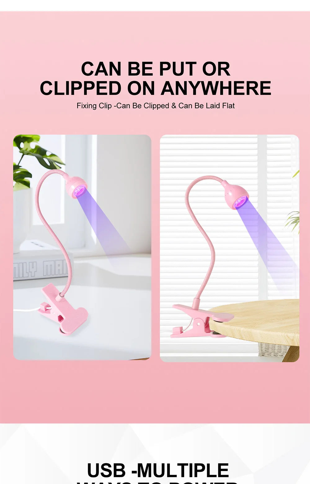 Mini Portable UV Nail Lamp for Quick Gel Drying - Smarsty