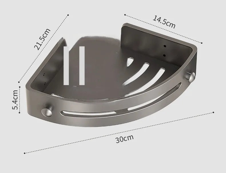 2PCS No Drill Bathroom Shelves for Easy Storage - Smarsty