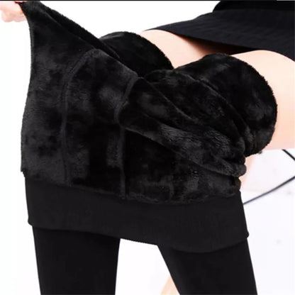 Winter Leggings For Women Warm Leggins Solid Color Velvet Leggins High Waist Leggings Stretchy Leggings dropshipping - Smarsty