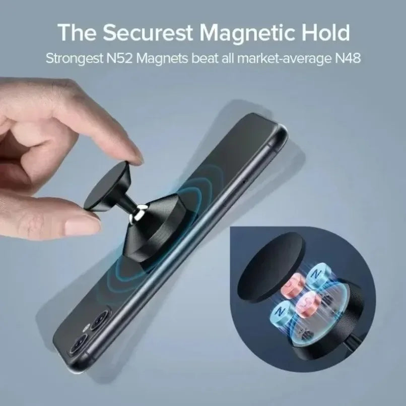 360 Degree Rotation Magnetic Car Phone Holder for iPhone - Smarsty