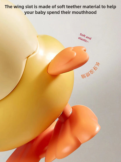 New Kidsren's Chick Can Move Cartoon Jumping Little Yellow Chicken Baby Wind-Up Small Toy Kidsren's Jumping Chicken Wind-Up Toy Fun Artificial Wind-Up Small Animal Can Move and Run Learn to Crawl 1 to 2 Years Old Baby