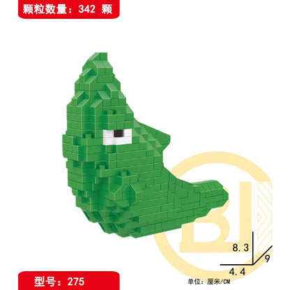 DIY Pokemon Blocks Small Cartoon Mini Building Block Pikachu Charizard Eevee Mewtwo Anime Assemble Action Model Dolls Toys by Smarsty