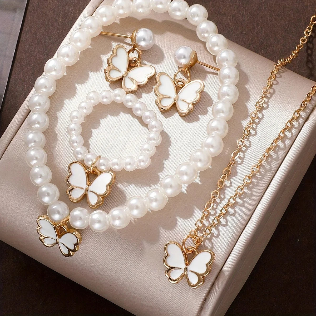 Lucky Five-Petal Flower Jewelry Set for Women - Smarsty
