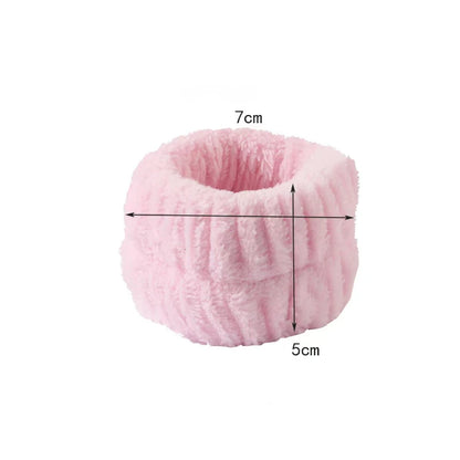 Soft Puffy Sponge Headband For Makeup Retro Terry Cloth - Smarsty
