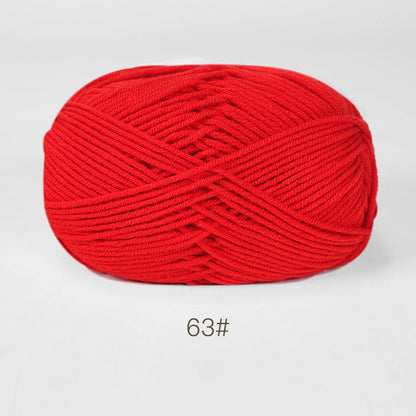 Soft Milk Cotton Yarn for Hand Knitting Projects - Smarsty