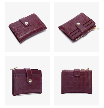 CH Women's Wallet Premium Sense Fashion Women's Card Bag Temperament Convenient Carrying Women's Small Bag Elegant High Quality - Smarsty