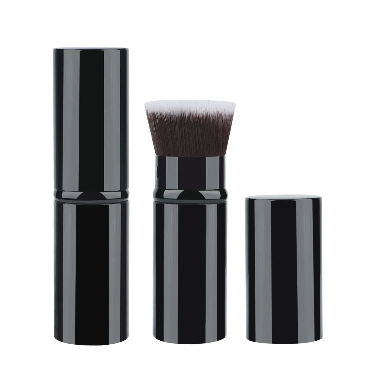 Retractable Makeup Brush with Aluminum Handle for Easy Application - Smarsty