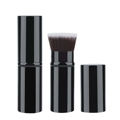 Retractable Makeup Brush with Aluminum Handle for Easy Application - Smarsty