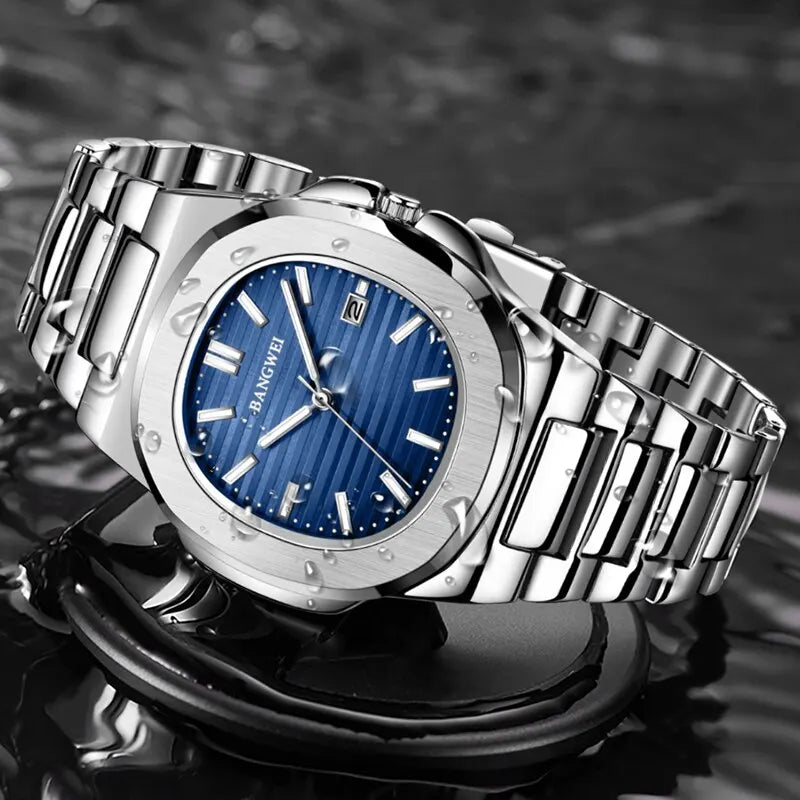 Luxury Waterproof Men's Quartz Watch with Automatic Date - Smarsty