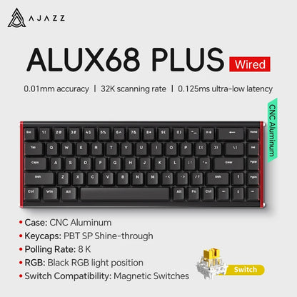 Magnetic Switch 60 Percent Mechanical Keyboard For Gaming