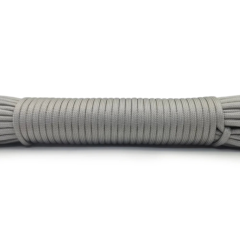 New Color Dia 4 MM 31 Meters 9 stand Cores Paracord Parachute Cord Lanyard Tent Rope For Hiking Camping Clothesline DIY Bracelet by Smarsty