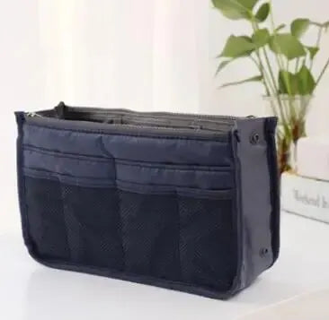 Multi Functional Large Capacity Makeup Bag Portable Double Zipper Toiletries Travel Storage Bag Mommy Bag Multi Pocket Cosmetic - Smarsty