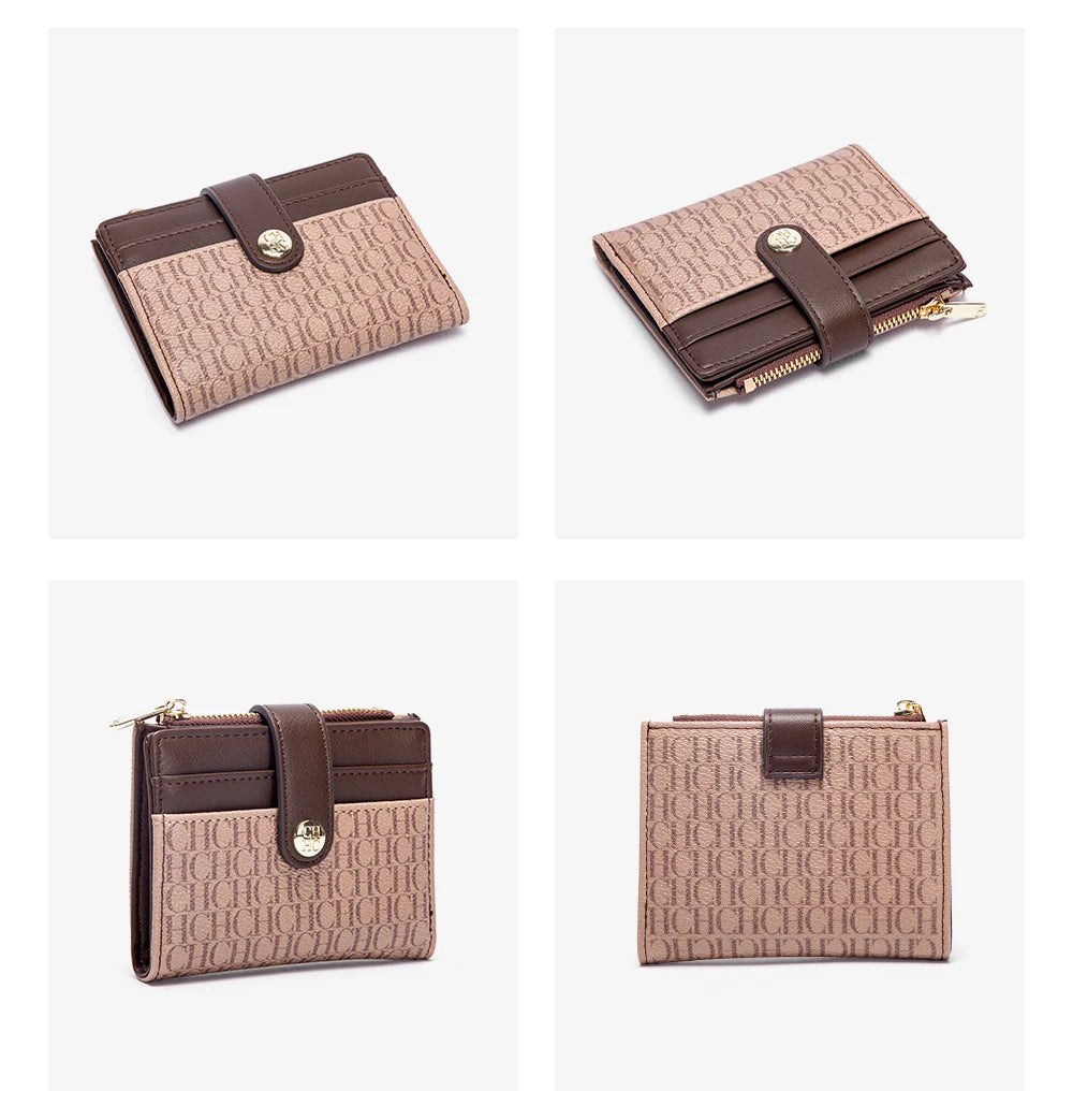 CH Women's Wallet Premium Sense Fashion Women's Card Bag Temperament Convenient Carrying Women's Small Bag Elegant High Quality - Smarsty