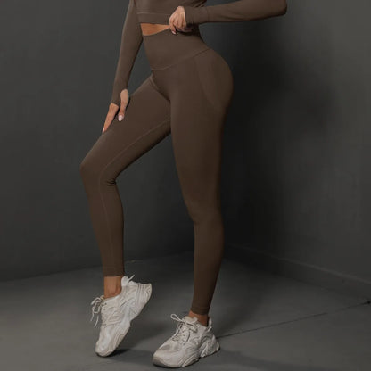 High Waist Yoga Leggings Women Seamless Push Up Sport Leggings Fitness Running Hip Lift Yoga Pants Highly Elastic Gym leggings - Smarsty