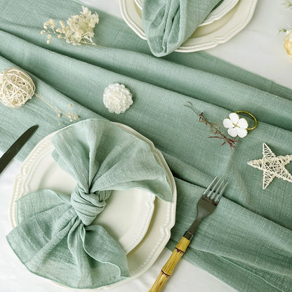 Set of 6 Cotton Dinner Napkins for Elegant Table Decor - Smarsty