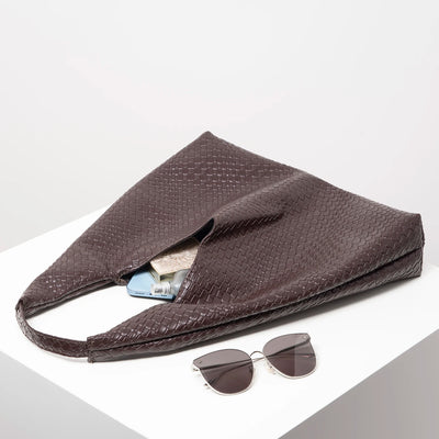Elegant Retro Shoulder Bag Women Large Tote Everyday - Smarsty