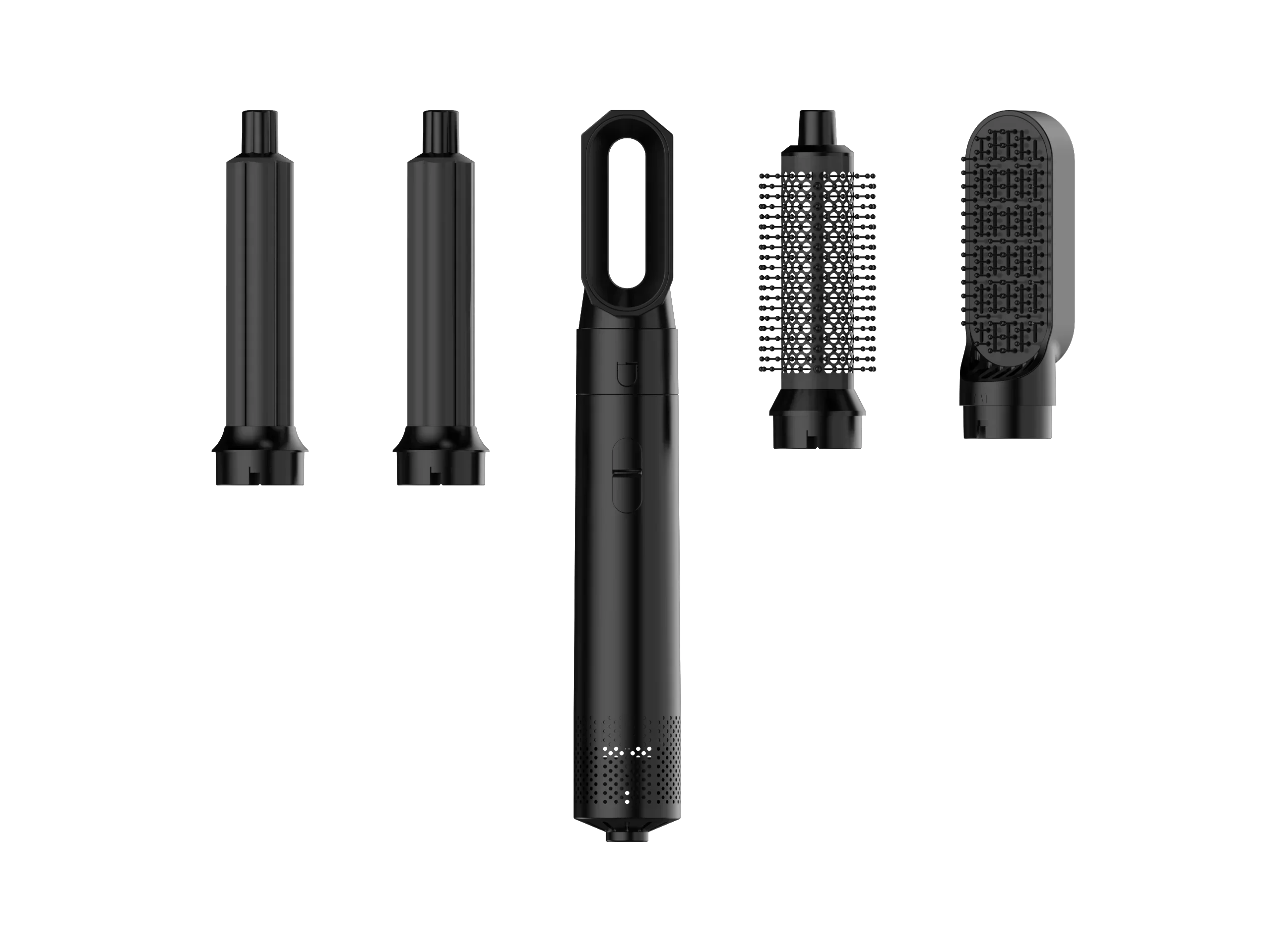 5 in 1 Low Noise Hair Styler with Hot Air Brushes - Smarsty