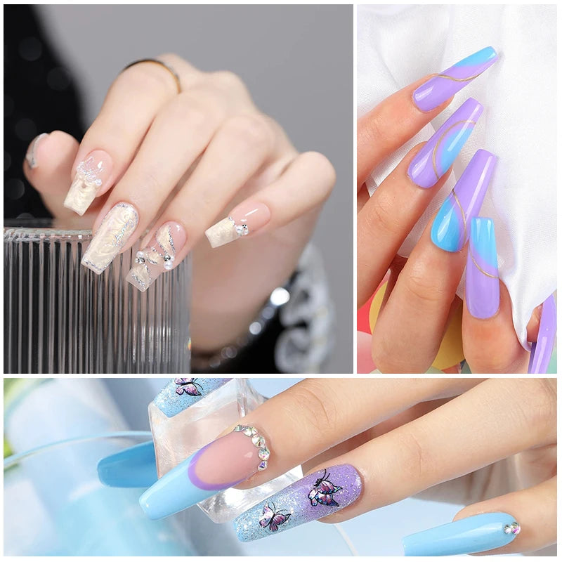 Nail Gel Polish Kit With LED Lamp 27 Colors - Smarsty
